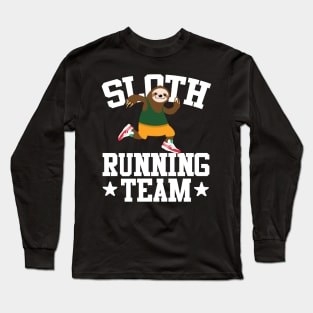 Sloth Running Team Long Sleeve T-Shirt